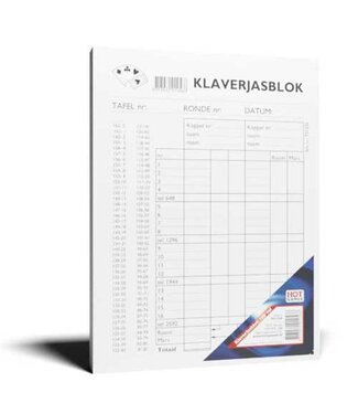 HOT Games Klaverjasblok (100 vellen)