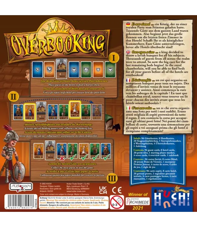 Overbooking - Brettspiel