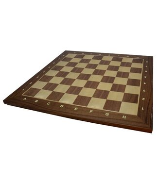 HOT Games Mahogany & Maple Wooden Chess Board – 55 cm (55 mm Squares)