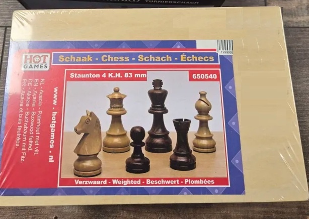 HOT Games Schaakstukken - Staunton 4 K.H. 83mm