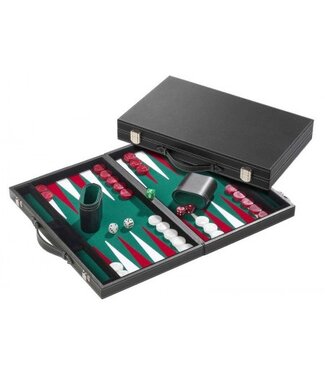 Philos Backgammon Koffer Groen - Medium