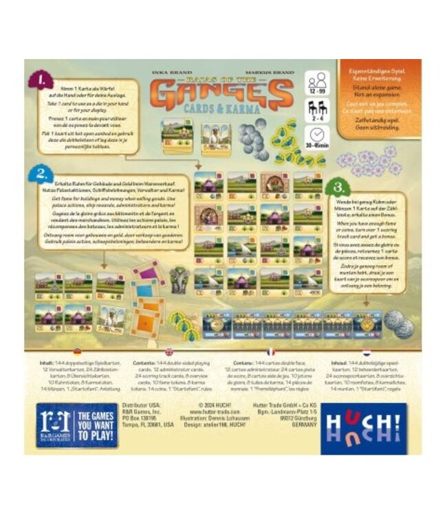 Rajas of the Ganges: Cards & Karma - Kartenspiel