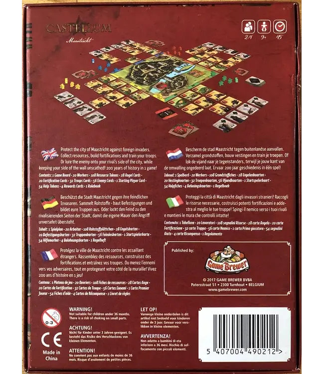 Castellum: Maastricht - Bordspel