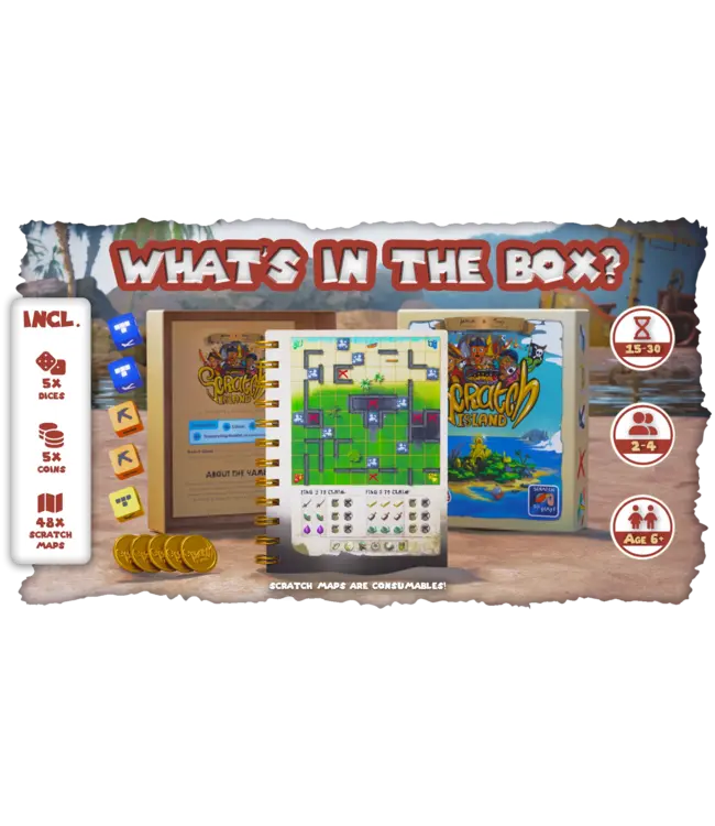 Scratch Island (ENG) - Würfelspiel