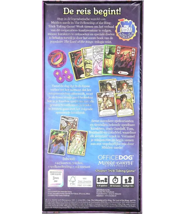 The Fellowship of the Ring: Trick Taking Game (NL) - Kaartspel