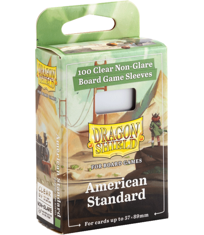Dragon Shield Dragon Shield: American Standard Board Game Sleeves (Non-Glare) (100 Sleeves)