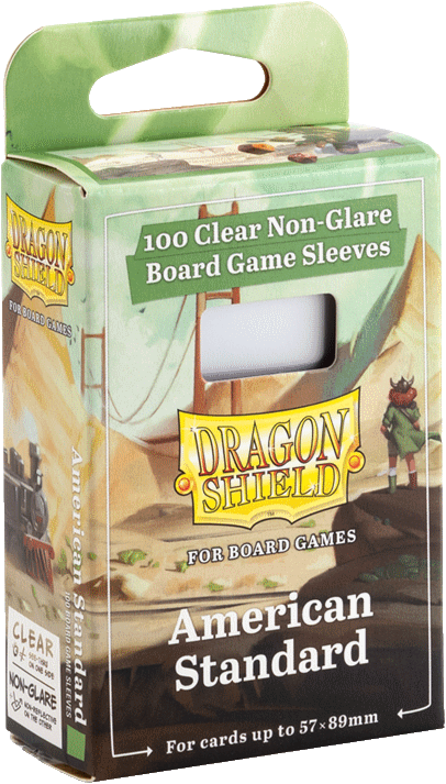Dragon Shield Dragon Shield: American Standard Board Game Sleeves (Non-Glare) (100 Sleeves)