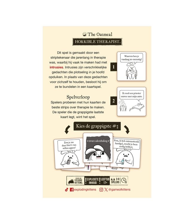 Horrible Therapist (NL) - Kartenspiel
