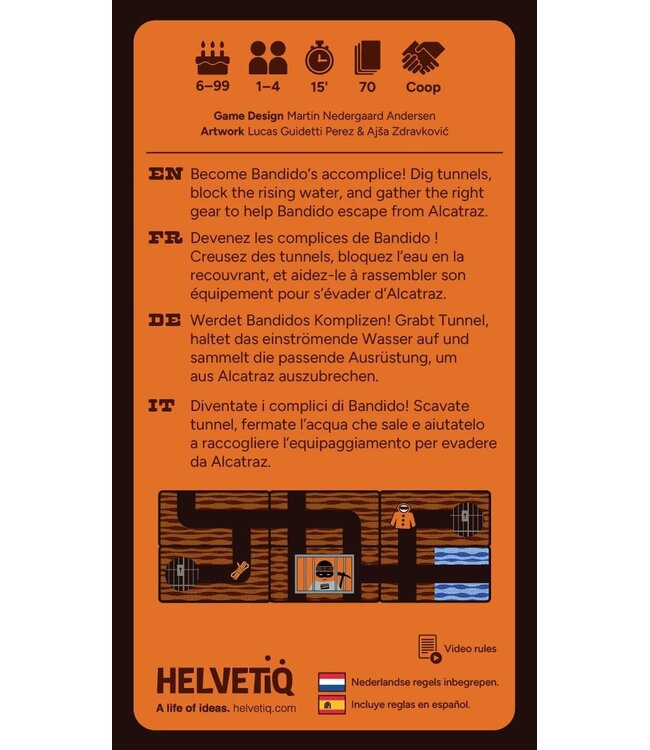 Bandido: Alcatraz - Kaartspel