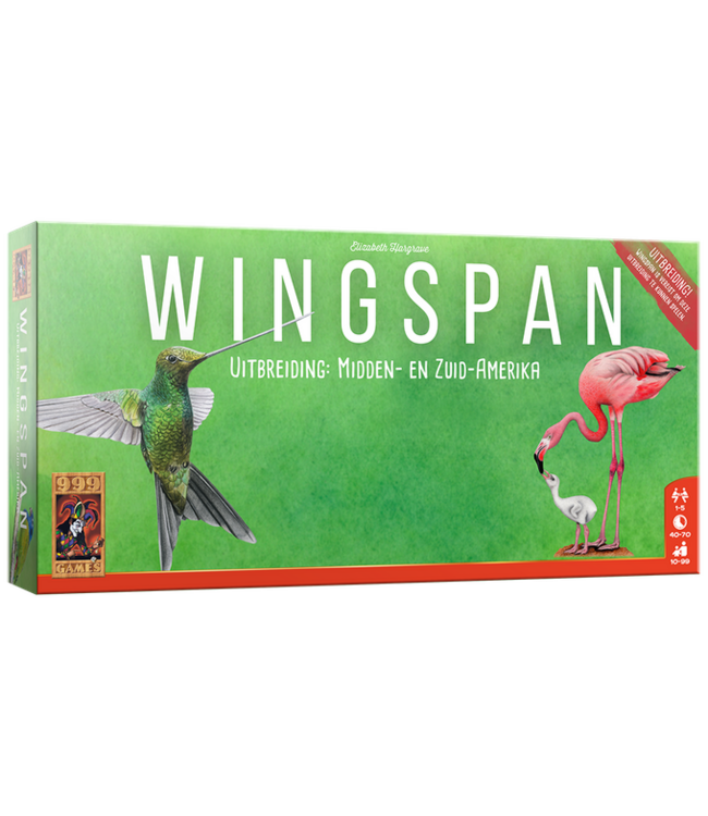 999 Games Wingspan Uitbreiding: Midden- en Zuid-Amerika (NL)
