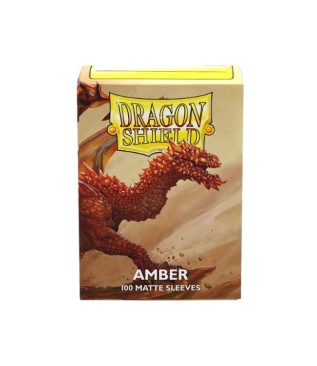 Dragon Shield Matte - Amber (100 sleeves)