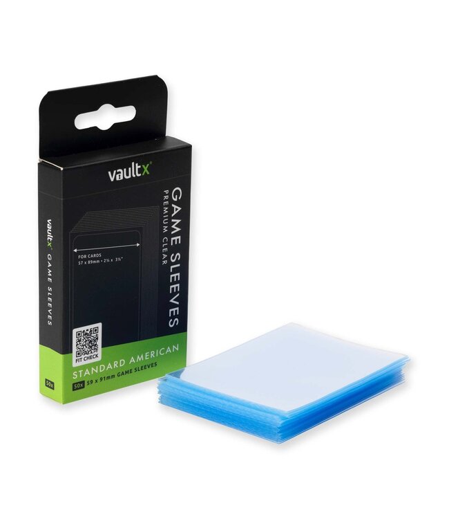 Vault X: Game Sleeves - Standard American (50 sleeves)