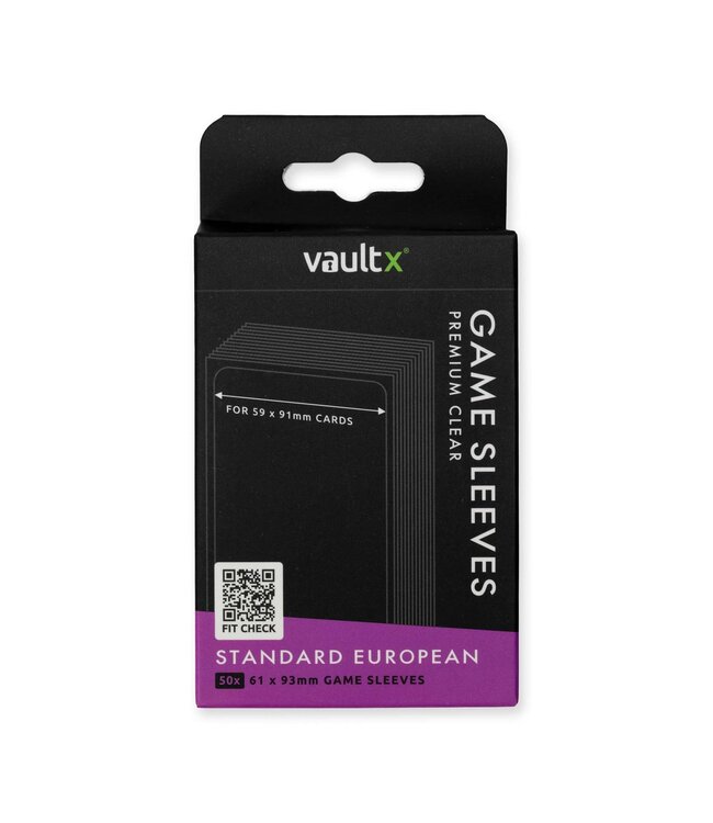 Vault X Vault X Game Sleeves - Standard European (50 sleeves)