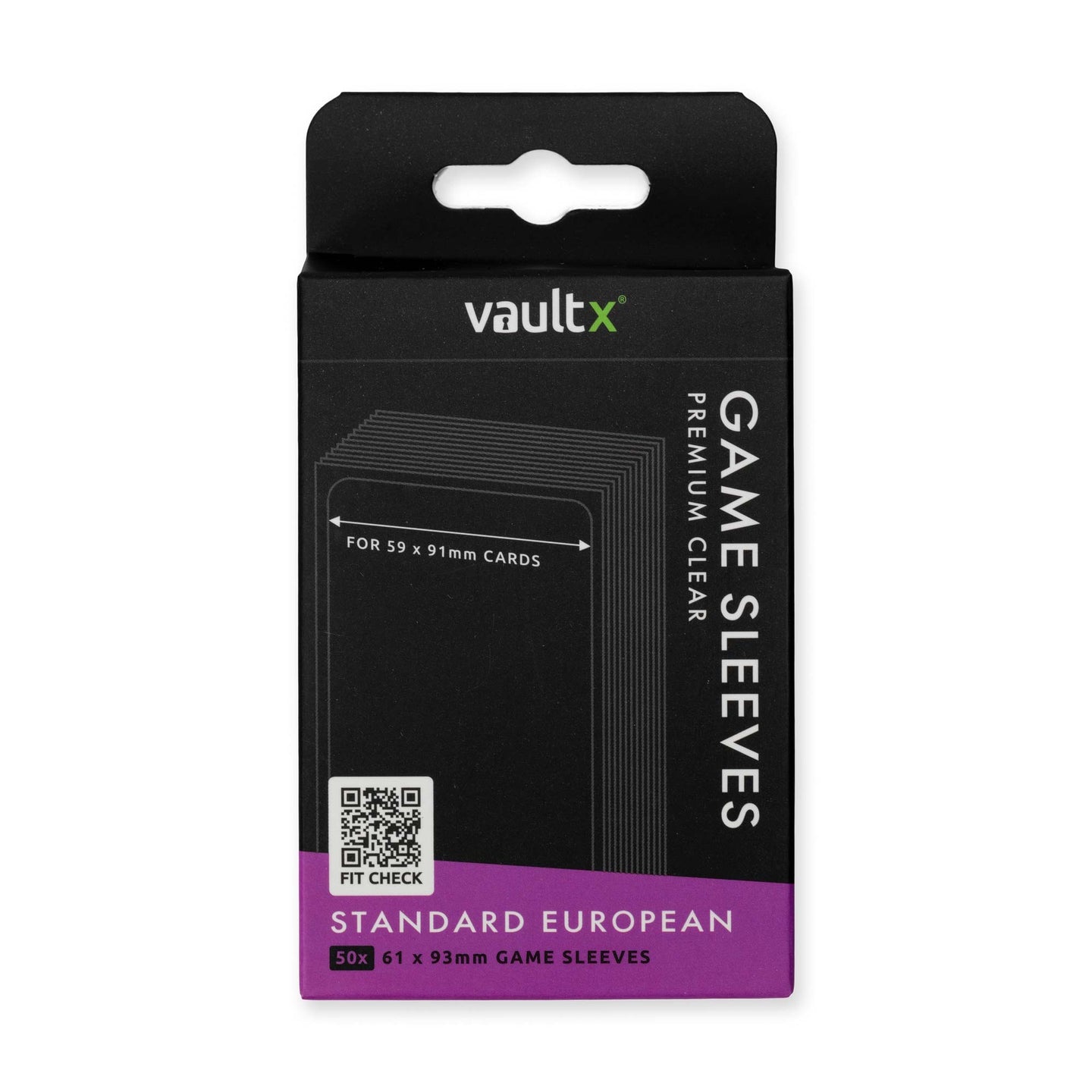 Vault X Vault X Game Sleeves - Standard European (50 sleeves)