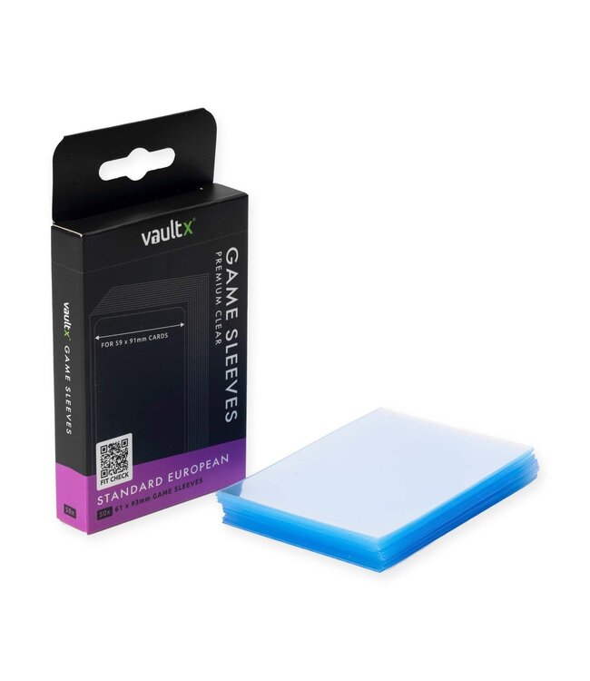 Vault X Game Sleeves - Standard European (50 sleeves)