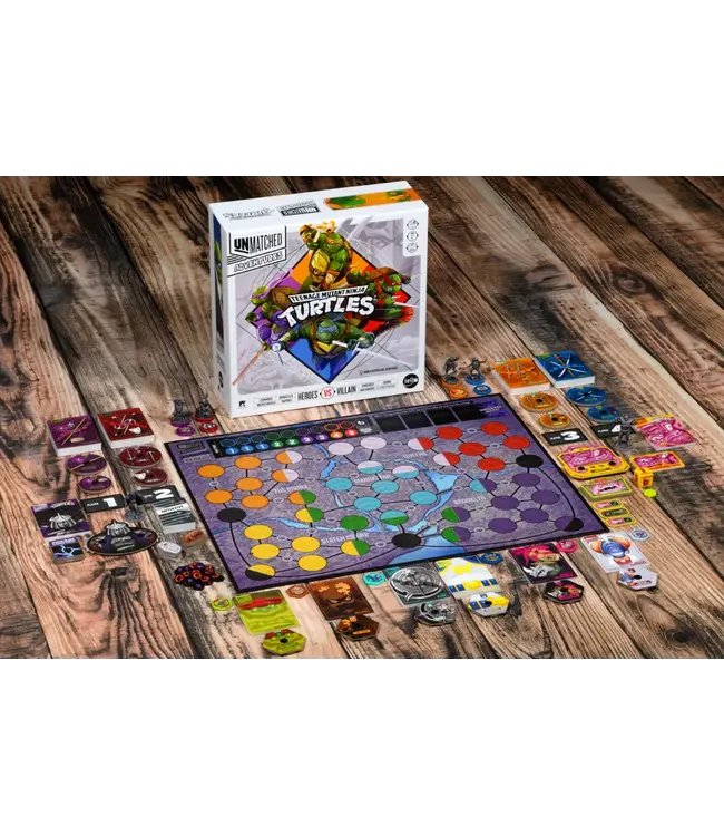 Unmatched Adventures: Teenage Mutant Ninja Turtles (ENG) - Kartenspiel