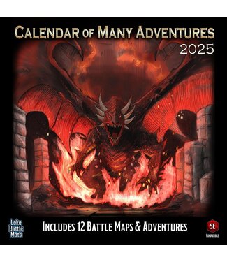 Loke Battle Mats Calendar of Many Adventures 2025