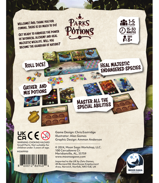 Parks & Potions (ENG) - Board game
