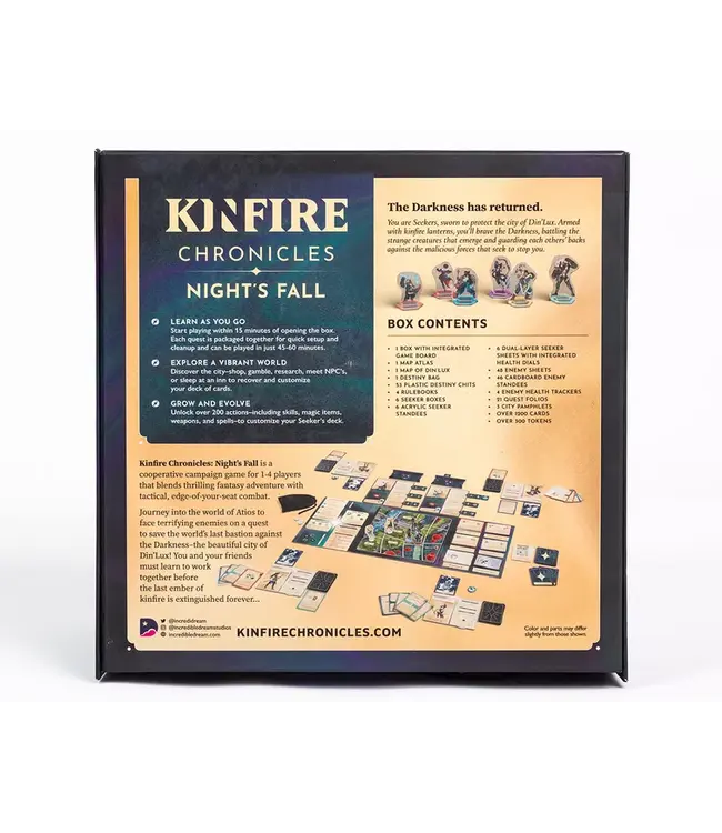Kinfire Chronicles: Night's Fall (ENG) - Brettspiel