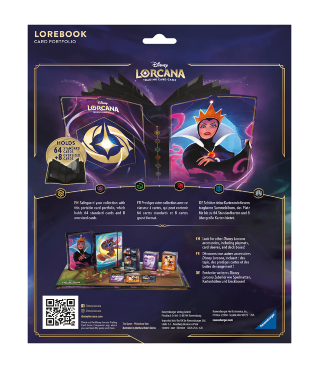 Disney Lorcana – The First Chapter 4-Pocket Portfolio: The Queen - Binder