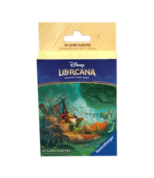 Disney Lorcana – Into the Inklands Card Sleeves: Robin Hood – 65 Pieces