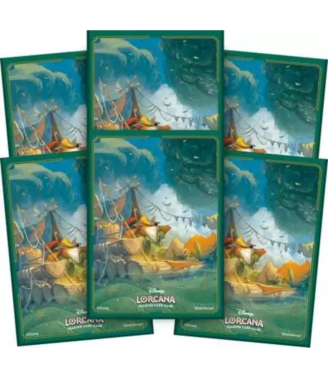 Disney Lorcana – Into the Inklands Card Sleeves: Robin Hood – 65 Pieces