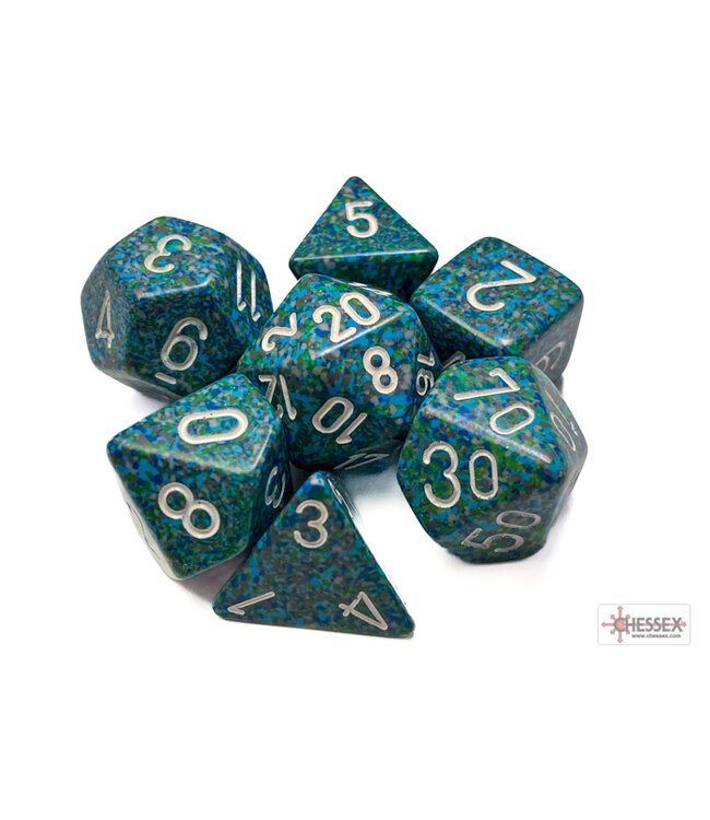RPG Dice Set: Speckled Sea