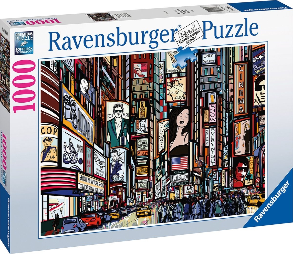 Ravensburger Kleurrijk New York (1000 Stukjes)
