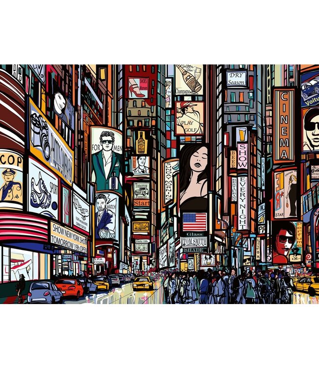 Kleurrijk New York (1000 Stukjes)