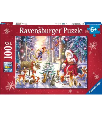 Ravensburger Kerstmis in het Bos XXL (100 Stukjes)