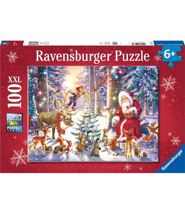 Kerstmis in het Bos XXL (100 Stukjes)