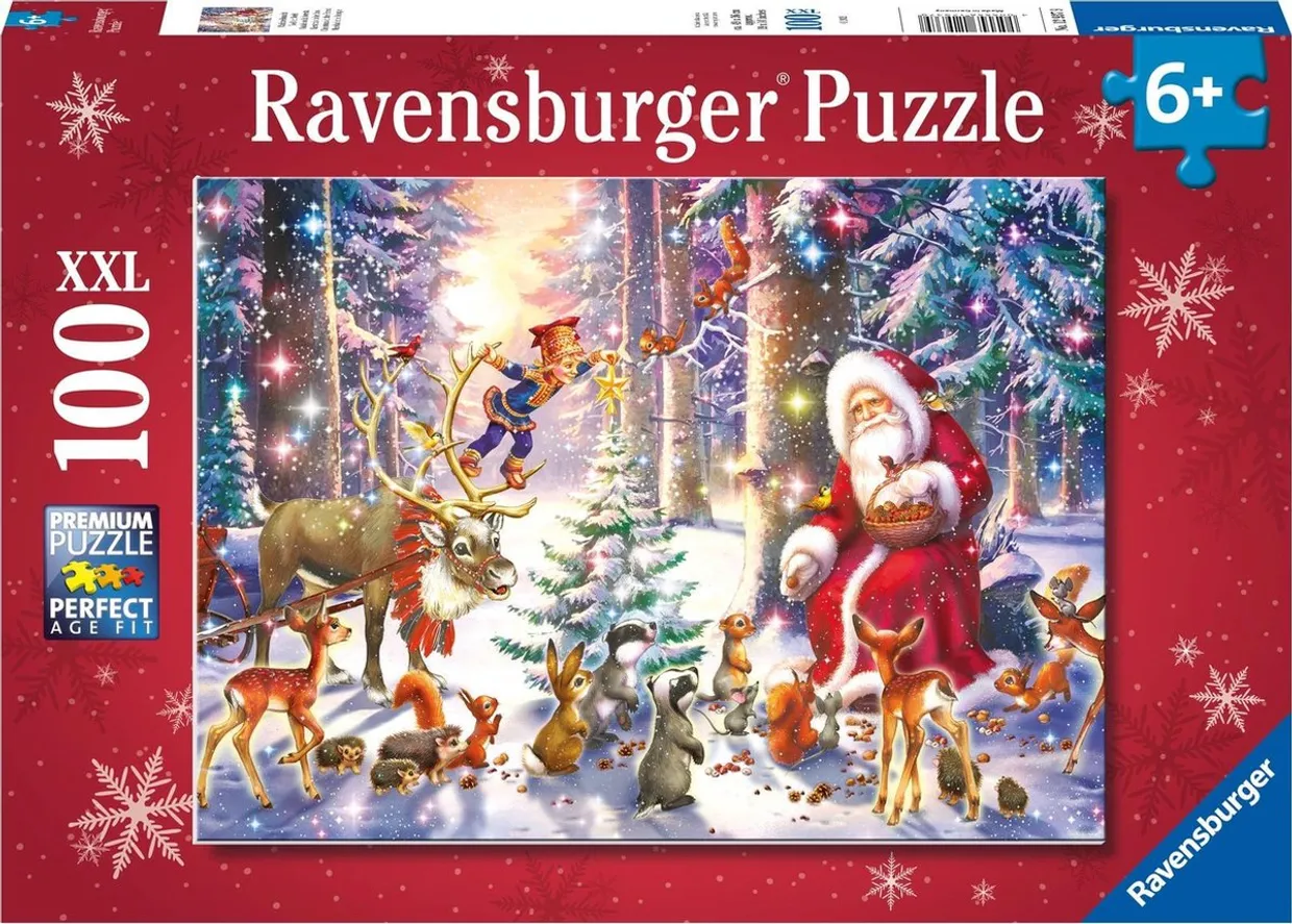 Ravensburger Kerstmis in het Bos XXL (100 Stukjes)