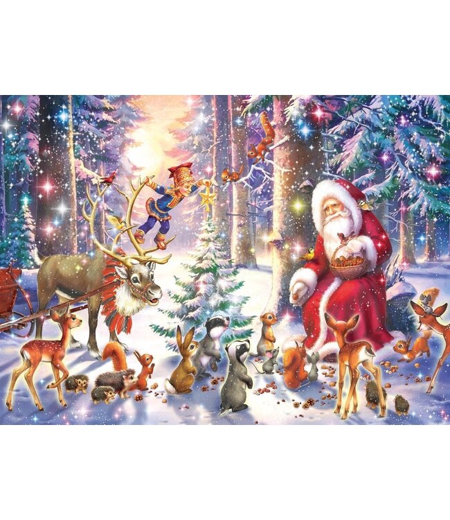 Kerstmis in het Bos XXL (100 Pieces)
