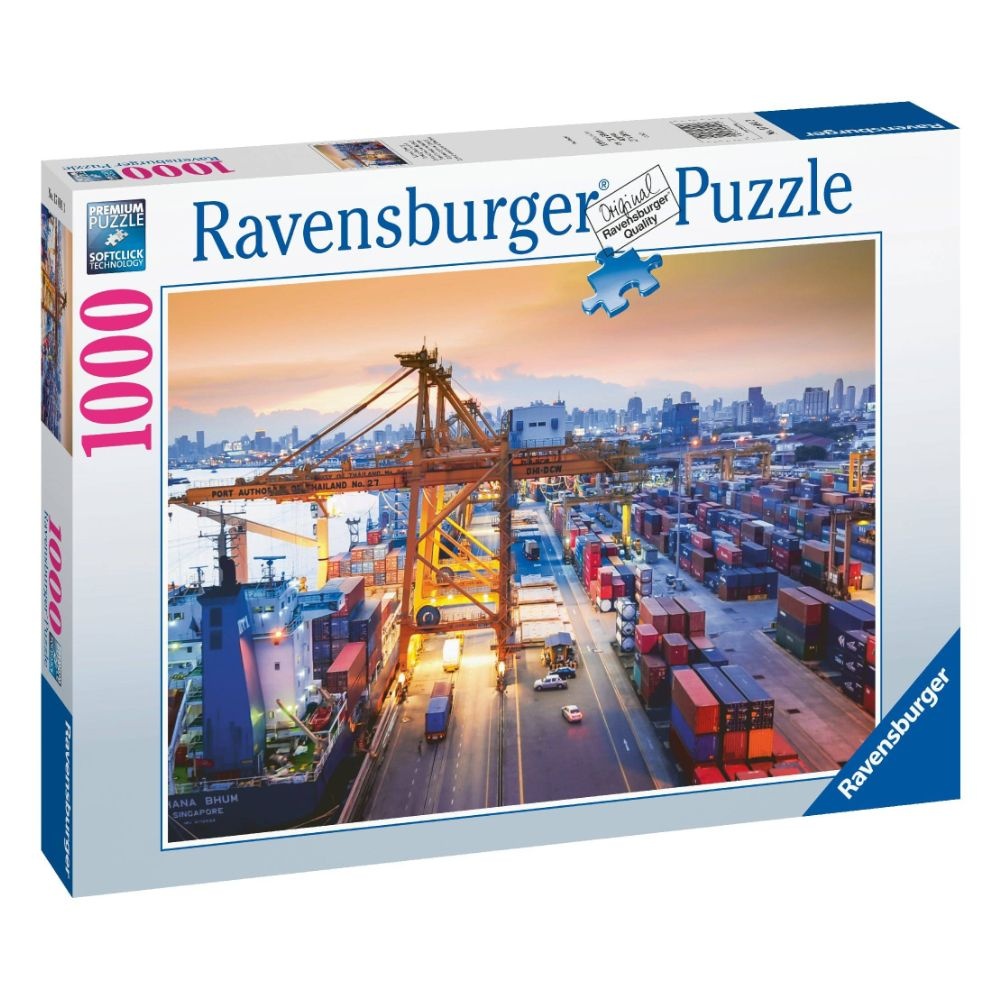 Ravensburger Container Haven van Hamburg (1000 Stukjes)
