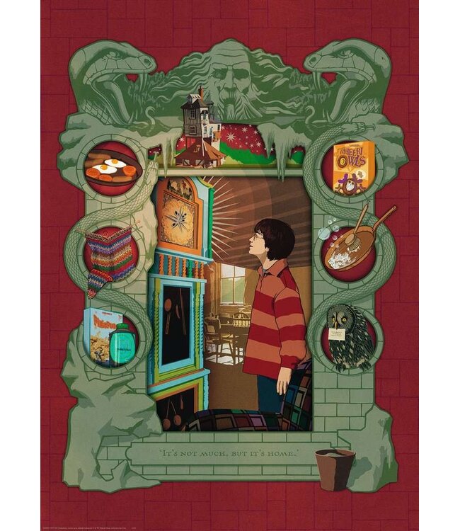 Harry Potter bij de Familie Wemel (1000 Stukjes)