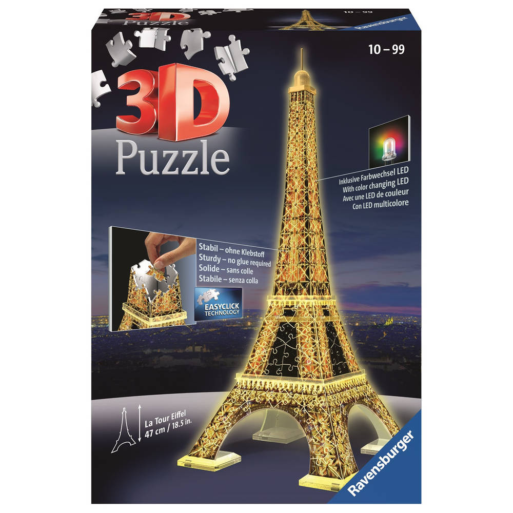 Ravensburger Eiffeltoren - Night Edition 3D (216 Stukjes)