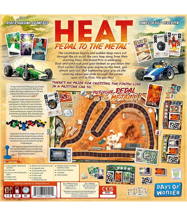Heat: Pedal to the Metal (ENG) - Brettspiel