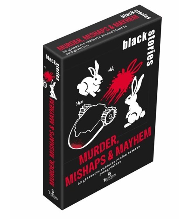 Black Stories: Murder, Mishaps & Mayhem (NL) - Kaartspel