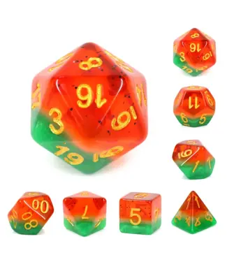 Foam Brain Games Watermelon - RPG Dice Set