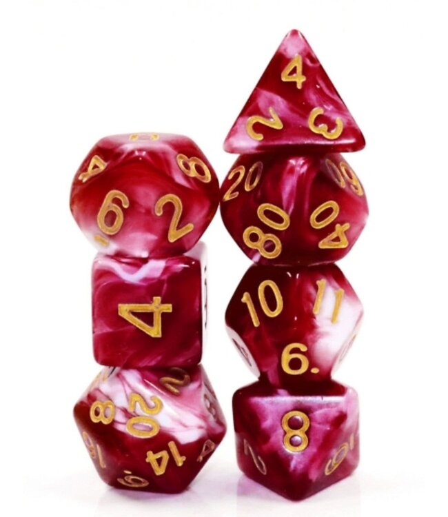 Cherry Cream - RPG Dice Set