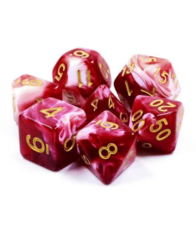 Cherry Cream - RPG Dice Set