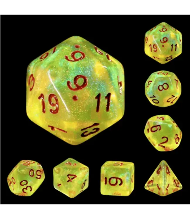 Foam Brain Games Limelight - RPG Dice Set