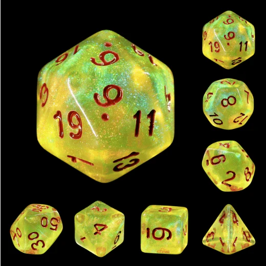 Foam Brain Games Limelight - RPG Dice Set
