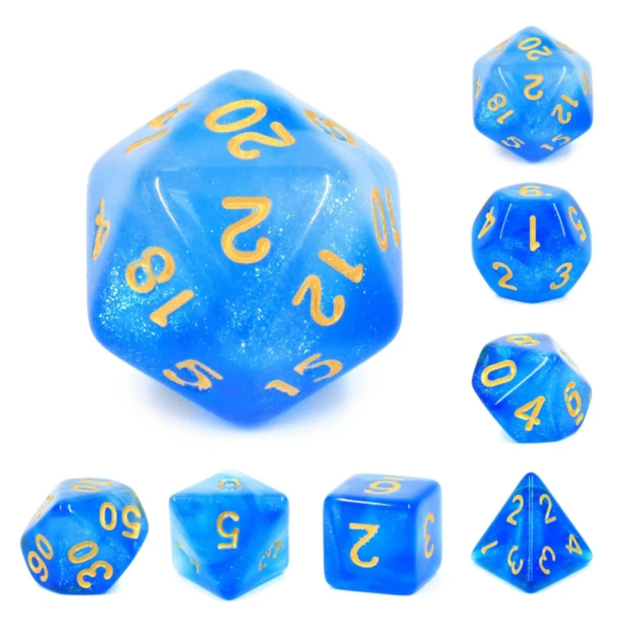 Foam Brain Games Mermaid's Crown - RPG Dice Set
