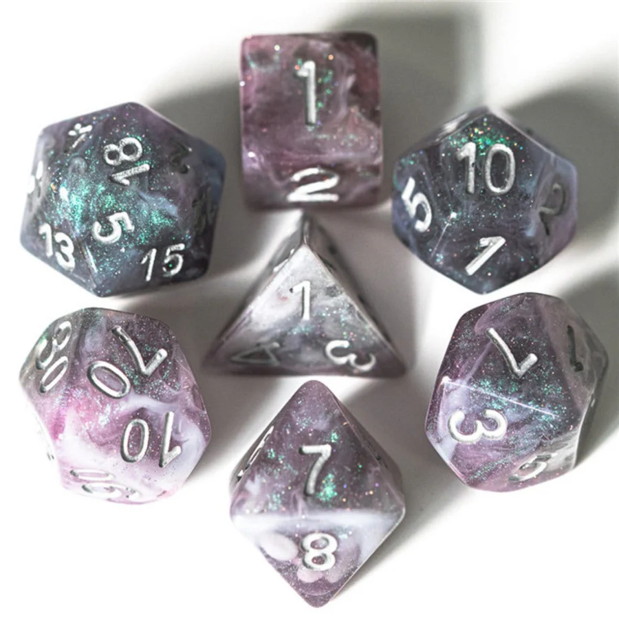 Foam Brain Games Aurora Borealis - RPG Dice Set