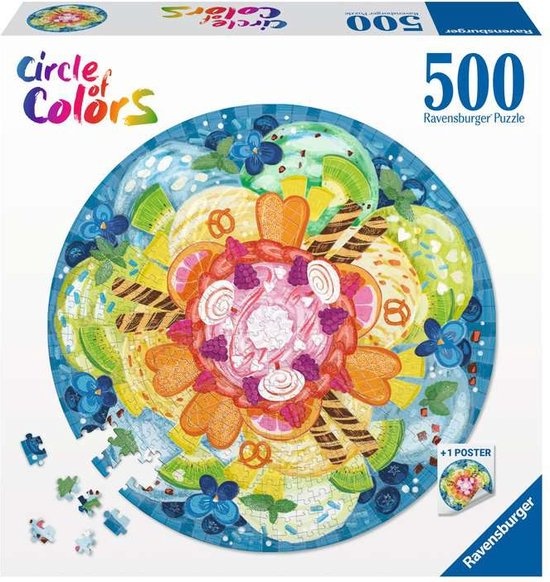 Ravensburger Circle of Colors - Ice Cream (500 Stukjes)