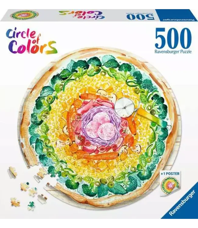 Circle of Color - Pizza (500 Pieces)