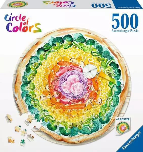 Ravensburger Circle of Color - Pizza (500 Stukjes)