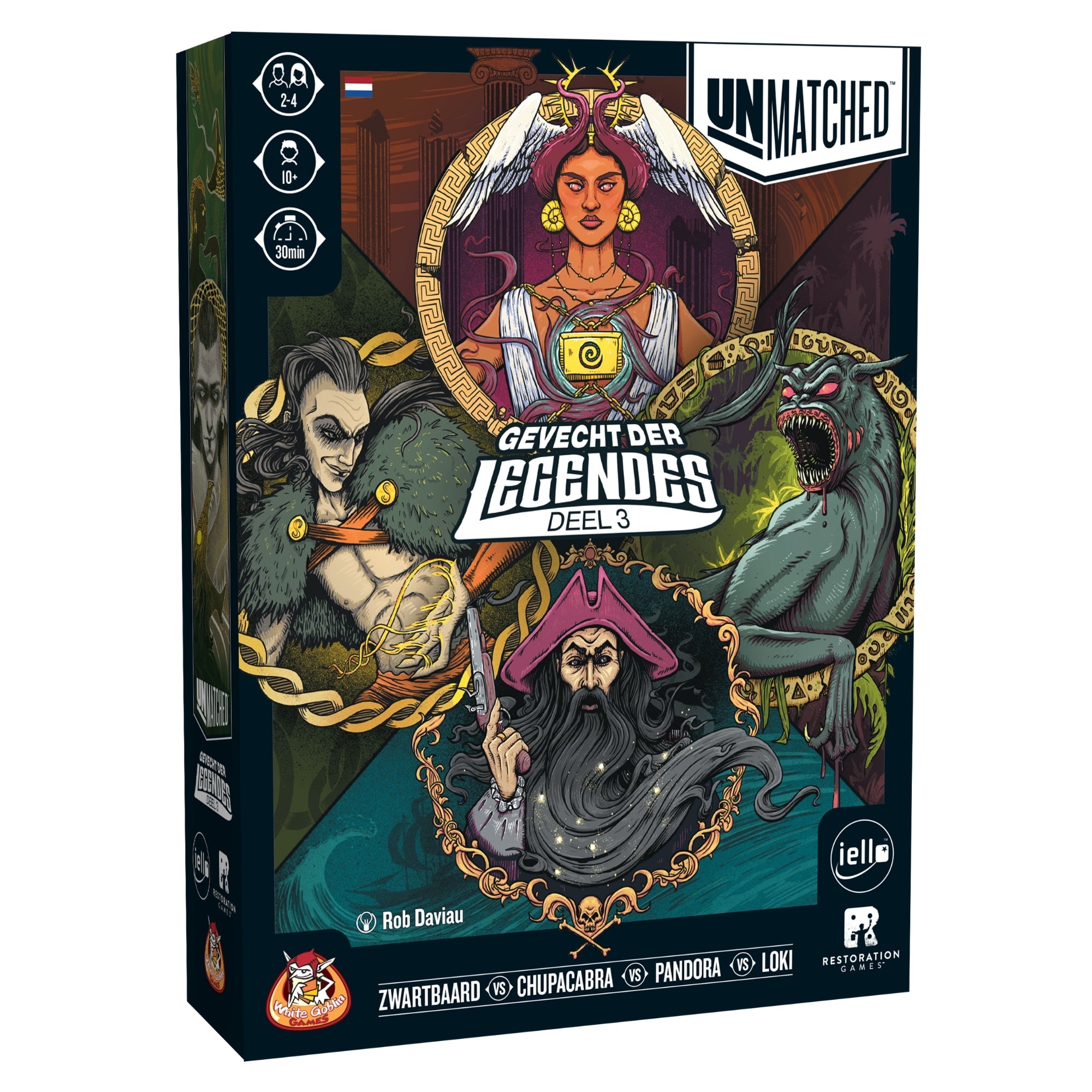 White Goblin Games Unmatched: Gevecht der Legendes 3 (NL)