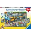Ravensburger Werk aan de Weg (2x12 Stukjes)